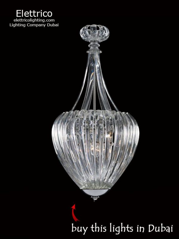 Petunia clear glass luster to buy online in UAE