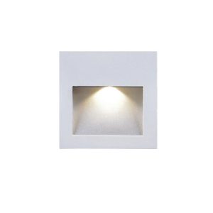 staircase wall lighting 415017A matt white finish color.