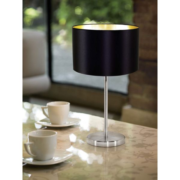 Lamp on a table