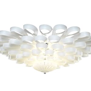 Large ceiling luster white frosted color