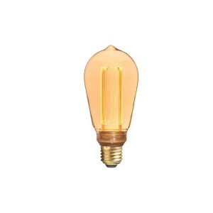 Retro look bulb for lighting fixtures.