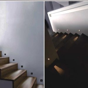Staircase wall ligthts.